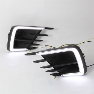 ไฟเดย์ไลท์ LED สำหรับรถยนต์ฮอนด้า ซิตี้ ปี 2019 <span class=keywords><strong>2020</strong></span> 2021 12V DRL ไฟตัดหมอก ไฟขับขี่กลางวัน ไฟเลี้ยว<span class=keywords><strong>สี</strong></span>เหลืองอำพัน อะไหล่รถยนต์ - Product Image 5