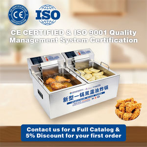 Freidora de Sobremesa Hansu 12L de Calentamiento Rápido Doble HSD-12LSC - Product Image 4