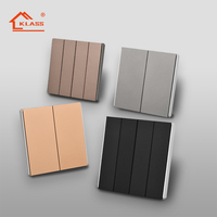 KLASS-Interruptores de un solo polo de 16A y 220V, toma de corriente USB, luz de pared universal para casa, interruptor eléctrico, gran oferta, estándar del Reino Unido