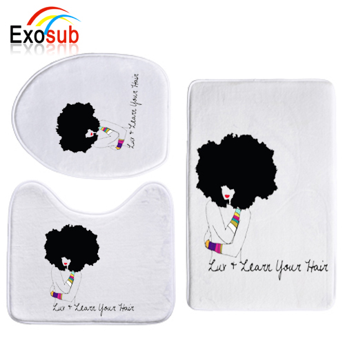 Гостиничный полирезиновый набор для ванной комнаты с ковриками