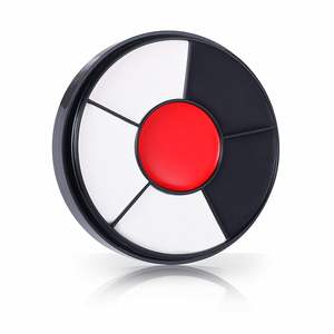 Suministros de pintura facial Maquillaje Payaso Blanco Negro Rojo Pintura facial 3 en 1 Colores Pintura Caras para disfraz de Halloween - Product Image 1