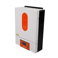 Convertisseur hybride de réseau 6000W MPPT 60-450V 27A à double sortie, efficacité 93%, onde sinusoïdale pure, BMS RS485 48V