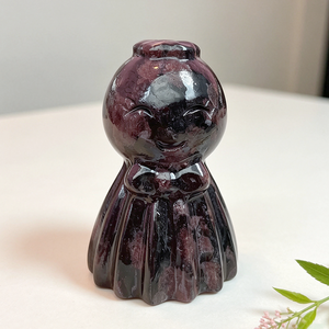 Figura Decorativa de Cristal de Piedra Semipreciosa Natural de 6 cm, Tallada a Mano, Ecológica, para Decoración del Hogar, Teru Teru <span class=keywords><strong>Bozu</strong></span> - Product Image 6