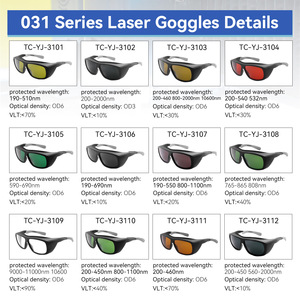 LASER SAFETY <strong>GLASSES</strong> 700-1100nm 355nm 445nm 532nm Laser <strong>Saftey</strong> <strong>Glasses</strong> Laser Marking 850nm 980nm 1064nm Laser Protective Lenses - Product Image 4