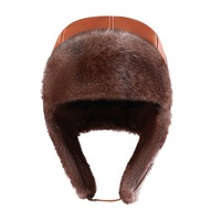 Gorro Ushanka QJ OEM Personalizado con Diseño de Camuflaje, Logotipo, Unisex, Clásico, de Aviador, con Orejeras de Piel Sintética, Gorra de Piloto