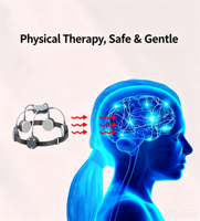 Appareil Tdcs, kit de stimulation cérébrale transcrânienne à courant direct, 4,5 mA DC, impulsions AC, neuromodulation, masseur de tête pour soulager le stress