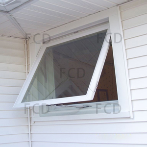 All'ingrosso camera da letto regolabile a prova di zanzara Design LOW-E vetri in <span class=keywords><strong>Pvc</strong></span> finestra oscillante - Product Image 3