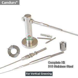 Connecteurs et fixations sur mesure en acier inoxydable 316 pour projets de murs végétaux OEM - Product Image 4