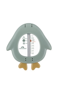 Thermomètre de bain en plastique Bebeconfort en forme de pingouin, couleur verte, pour le bain de bébé, universel, pour la douche et les articles de toilette - Product Image 2