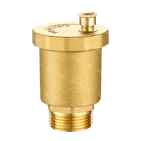 Vanne de purge automatique thermostatique latérale en laiton de qualité supérieure 1/2\" DN15 pour chauffe-eau solaire et CVC