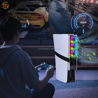 Statische Temperature in stellung ABS RGB Light Effect 3 Lüfter mit Geschwindigkeit regelung für PS5 Slim Pro Spiele konsolen zubehör