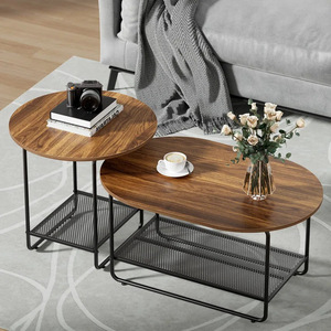 Cross-border best-selling coffee <b>table</b> for living room, home use, <b>small</b> apartment, modern minimalist sofa coffee <b>table</b>, light - Product Image 1