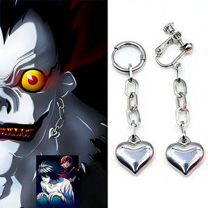 Boucles d'oreilles pendantes élégantes et étanches en acier inoxydable 316L, boucles d'oreilles tendance, boucles d'oreilles anime pour femmes et hommes - Product Image 1