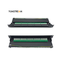 Panneau de brassage vocal 1U 25 ports Cat3 IDC pour câblage téléphonique et audio de télécommunications