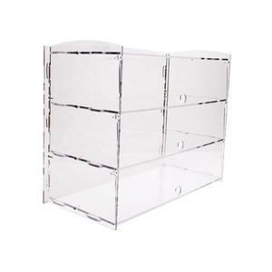 Personalizado 3 capas de acrílico transparente panadería pan pastelería escaparate gabinete pastel Donuts panadería <span class=keywords><strong>vitrina</strong></span> - Product Image 5