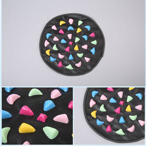 Reflexologie Voetmassager Rubberen Bal & Cobblestone Pads Acupressuur Kruk & <span class=keywords><strong>Mat</strong></span> voor Comfortabele Voetmassage - Product Image 6