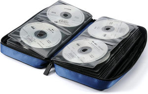 Capacité personnalisée attachable CD/<span class=keywords><strong>DVD</strong></span> Case Holder <span class=keywords><strong>Portable</strong></span> Wallet Disc Storage Bag for Car Home Travel - Product Image 4