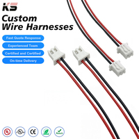 Kabel Konektor Presisi JST GH 2.0mm Rakitan Kabel Khusus untuk Sistem Kontrol Industri dengan Pengiriman Sampel Cepat