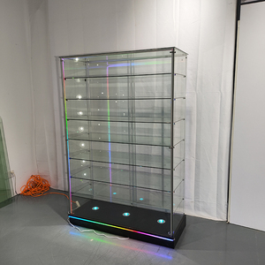 Vitrine de présentation pour articles de fumeurs de 4/6 pieds de haut avec éclairage coloré - Product Image 2