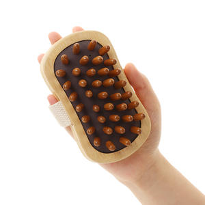 Portable SPA En Bois Massage Corps Brosse Bambou Gants <span class=keywords><strong>De</strong></span> <span class=keywords><strong>Bain</strong></span> En Bois avec <span class=keywords><strong>Coussin</strong></span> D'air pour Guasha Grattage Jambes Cou Cuisse Dos - Product Image 4
