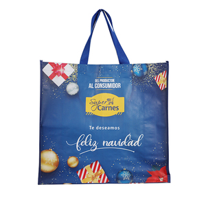 ถุงผ้าโพลีเอสเตอร์ทอแบบลามิเนตสำหรับช็อปปิ้งรับขนาดได้ตามต้องการ - Product Image 1