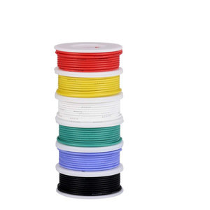 <span class=keywords><strong>Fil</strong></span> en silicone ultra flexible 10-30AWG haute température 200°C ° Câble de connexion en cuivre étamé souple pour bricolage, drone RC, <span class=keywords><strong>imprimante</strong></span> <span class=keywords><strong>3D</strong></span>, Arduino - Product Image 2