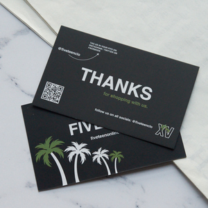 Custom Printed logo Luxury Paper Business Name <strong>Card</strong> Thank You Greeting <strong>Card</strong> for Small Business - Product Image 1