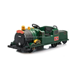 Trenino in Plastica con Rimorchio per Bambini, Adatto per Età 3-8 Anni, Giocattolo Elettrico da Cavalcare - Product Image 4