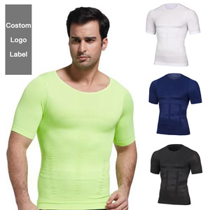 Chemise de compression amincissante <span class=keywords><strong>pour</strong></span> homme en nylon 140D, gaine sculptante sans couture <span class=keywords><strong>pour</strong></span> <span class=keywords><strong>le</strong></span> contrô<span class=keywords><strong>le</strong></span> du <span class=keywords><strong>ventre</strong></span>, <span class=keywords><strong>le</strong></span> soutien du dos et <span class=keywords><strong>le</strong></span> modelage de la poitrine - Product Image 2