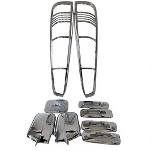 Coques de rétroviseurs, poignées de porte et caches de bouchon de carburant chromés pour Nissan X-Trail <span class=keywords><strong>2002</strong></span> – Accessoires de style automobile (9 pièces) - Product Image 1
