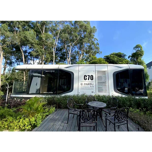 Nouvelle Arrivée de Haute Qualité : Maison Conteneur Préfabriquée Portable de Type Capsule Spatiale pour Bureaux, Centres Commerciaux, Hôtels et Écoles - Design Moderne - Product Image 1