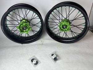 Motocross dirt bike <span class=keywords><strong>KX</strong></span> 250 <span class=keywords><strong>450</strong></span>, ruedas delanteras y traseras de 17 pulgadas, <span class=keywords><strong>Supermotard</strong></span> - Product Image 6