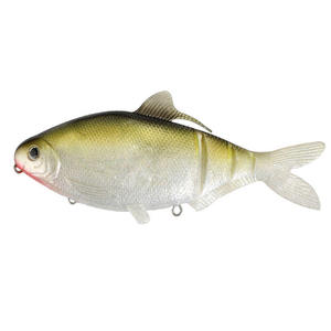 Leurre de pêche en plastique souple artificiel, design de queue de poisson en fibre réaliste, 24 cm, 202 g, appât coulissant - Product Image 2