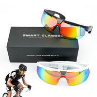 Lunettes de cyclisme intelligentes SANVNET SNT STRIDE 2026 avec caméra 8MP, enregistrement vidéo, anti-tremblement, lunettes de sport intelligentes pour la prise de vue