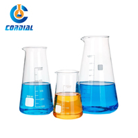 Bécher conique en verre borosilicate 3.3 CORDIAL 125/250/500 ml avec bec verseur pour usage en laboratoire