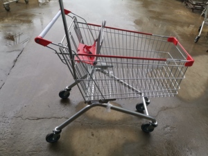 Wholesale Grocery Design Super <strong>Market</strong> Europe Style Shopping Trolleys <strong>Cart</strong> - Product Image 3