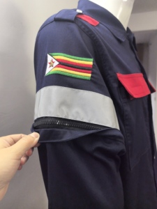 Coton, polyester, élasthanne, logo brodé, manches amovibles, bande réfléchissante argentée <span class=keywords><strong>FR</strong></span> détachable, protection de niveau D, tout usage - Product Image 5