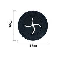 Patchs pour écouteurs en PVC noir les plus vendus, patchs personnalisés pour les trous des écouteurs pour vêtements