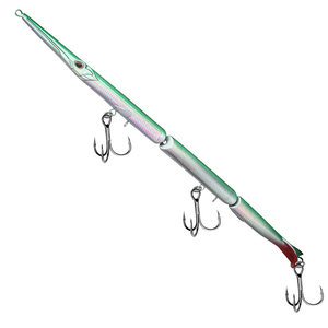 Señuelo de Pesca Articulado de 3 Segmentos, 32g, 27cm, Tipo <span class=keywords><strong>Needlefish</strong></span>, Hundimiento Rápido, Forma de S, para Agua Salada - Product Image 1