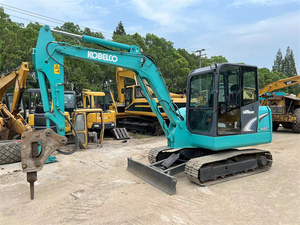 Excavatrice de SK60 Kobelco avec le briseur hydraulique, excavatrice utilisée de Kobelco SK55 SK60 SK70 SK120 SK135 - Product Image 5