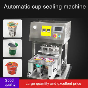 Machine automatique de remplissage et de scellage de pots de yaourt pour augmenter la production, adaptée aux pots de gelée et de desserts - Product Image 5