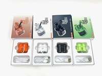 Écouteurs intra-auriculaires sans fil YX06 TWS Gaming ENC à réduction de bruit, avec LED transparente, pour le sport, 4 couleurs