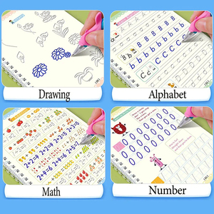 Cahier d'écriture réutilisable magique en gros pour enfants, cahier d'exercices d'écriture manuscrite, enfants, cadeaux et jouets - Product Image 6