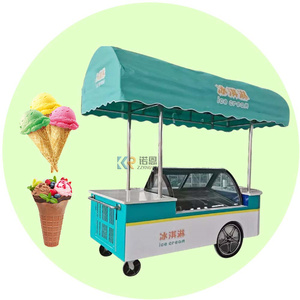 Nouvelle conception 2025 de remorque de restauration rapide en Chine, chariot de vente ambulante de hot-dogs, chariot de camping pour hamburgers, pizzas, glaces, camion de camping - Product Image 3