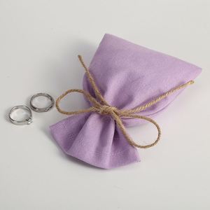 Pochettes en coton rose, violet, bleu et blanc avec cordon de serrage 13x18cm – Sacs cadeaux pour Noël, mariage, fête, bijoux, bonbons - Product Image 5