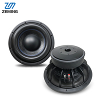 Subwoofer Profesional Autoamplificado de 12 Pulgadas, 1000 RMS, 4 ohmios con Caja para Coches