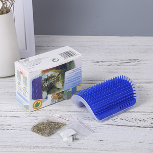 ผลิตภัณฑ์สำหรับสัตว์เลี้ยงสำหรับแมวแปรงมุม Cat Self Groomer หวีแปรง Catnip แมว Rubs หน้า A กระตุ้นหวีอุปกรณ์ - Product Image 4