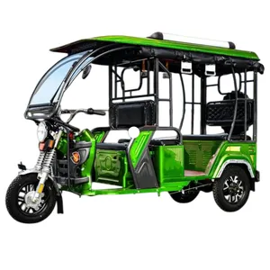 승객을위한 Tricycles 새로운 모델 전기 세발 자전거 택시 인도 최고의 판매 Tuk Tuk 판매 전기 세발 자전거