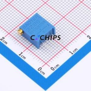 Resistencia Ajustable/Potenciómetro 3296X-100-LF, Componente de Orificio Pasante (THT)-3P, 9.5x4.8mm, Resistencia de 10 Ohmios, 10%, 500mW, 250ppm ℃ - Product Image 1