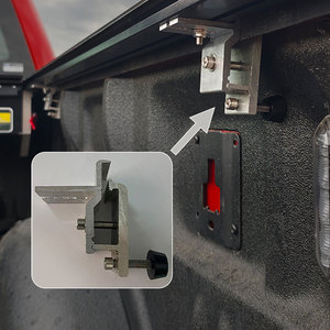 Tapa de rodillo de camión retráctil de aluminio, accesorios de cubierta de carga, cubierta Tonneau de cama de recogida para Volkswagen VW <span class=keywords><strong>Amarok</strong></span> 2018-2024 - Product Image 2